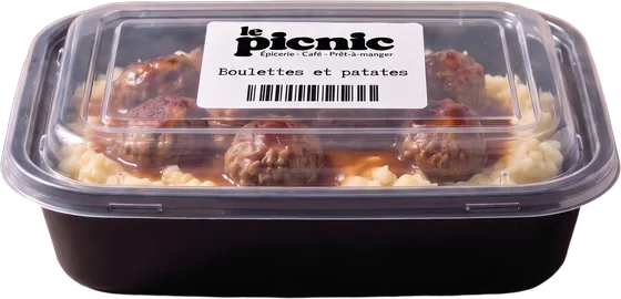 Boulettes et patates